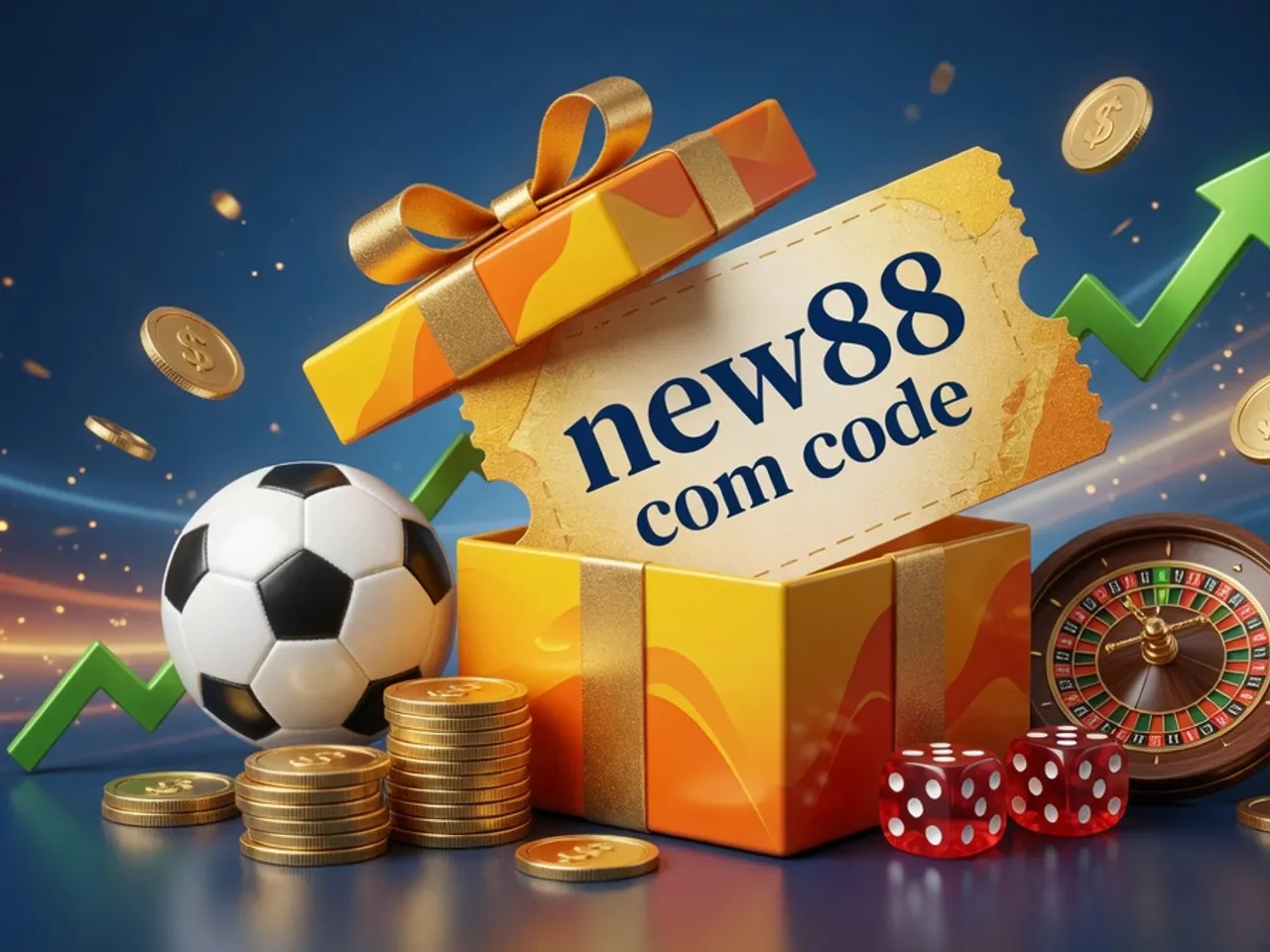 Nhận ưu đãi với new88 com code khi đăng ký hoặc nạp tiền, áp dụng cho casino và thể thao new88
